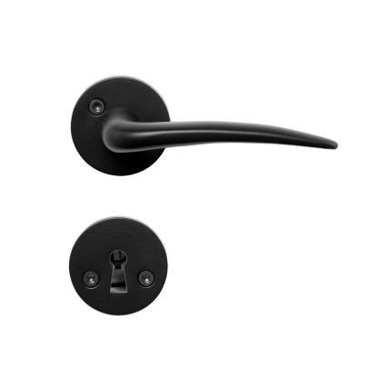 Beslag Design Skagen dørgreb inkl. nøgleplade, mat sort