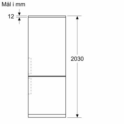 Bosch KGN497ICT fritstående kølefryseskab, 311 + 129 liter