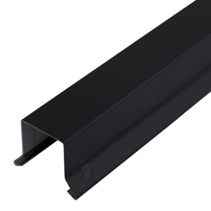 Sternkapsel, 22 mm lige, sort