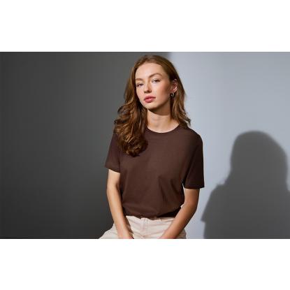 ID T-TIME® 0511 T-shirt, dame, mocca
