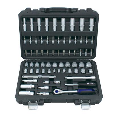 BATO topnøglesæt med bitstoppe, 3/8", 6-kantet, 4-14 mm og 6-13 mm - 69 dele