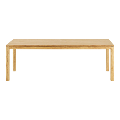 Bowen spisebord med to tillægsplader, eg/egefiner, 100 x 220-320 cm