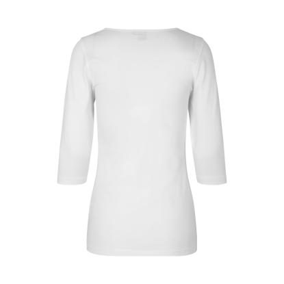 ID 0597 Stretch T-shirt med korte ærmer, dame, hvid