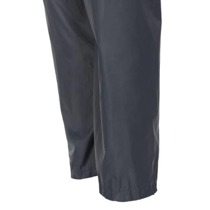 Trespass QIKPAC packaway regnbukser med pose, unisex, sort