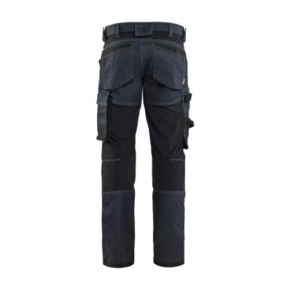 Blåkläder 1751 håndværkerbuks med stretch, marineblå/sort
