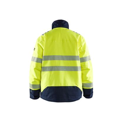 Blåkläder 4517 multinorm vinterjakke inherent, hi-vis gul/marineblå