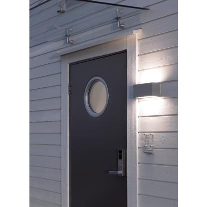 Norlys Asker Big, Up/Down væglampe, sort, E27, IP65