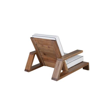 Venture Design Daria loungestol, brun/hvid