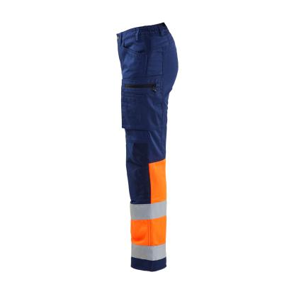 Blåkläder 7161 dame high vis buks med stretch, marineblå/hi-vis orange