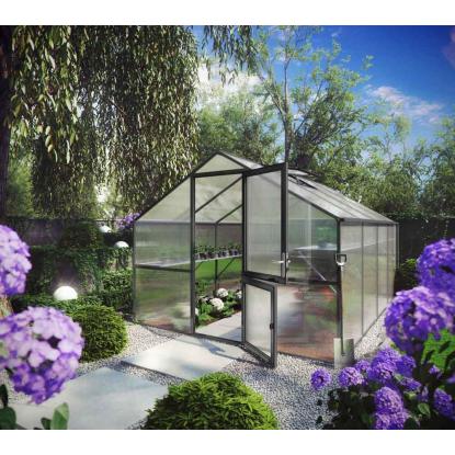 KGT Orchidee IV drivhus, antracitgrå, 12,74 m²
