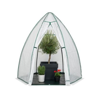 Westmann Mint overvintringstelt/drivhus, PE-folie, hvid, 200 x 200 x 200 cm