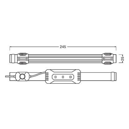 Osram fleksibel LED pandelampe, 115 lm