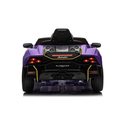 NORDIC PLAY Lamborghini Autentica elbil, 4 x 10,8 V batteri, EVA-hjul, lilla