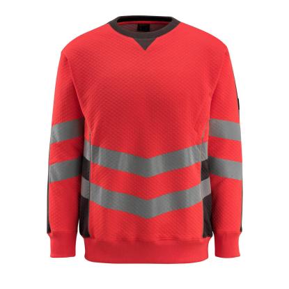 MASCOT SAFE SUPREME Wigton sweatshirt, hi-vis rød/mørk antracit