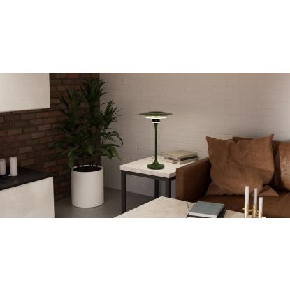 Belid Diablo bordlampe, Ø30 cm, H48,4 cm, G9, skovgrøn