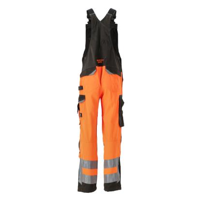 MASCOT SAFE SUPREME Newcastle overall med knælommer, hi-vis orange/mørk antracit
