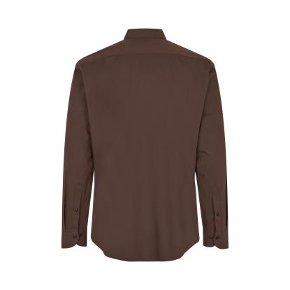 Seven Seas S50 hybridskjorte, modern, mocca