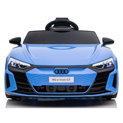 AUDI RS e-tron GT elbil til børn, 4 x 12V, blå