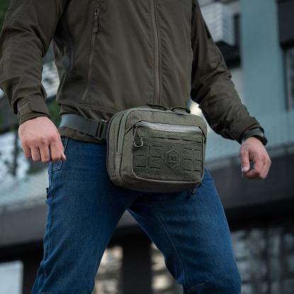 M-TAC Elite Hex EDC skuldertaske, ranger green