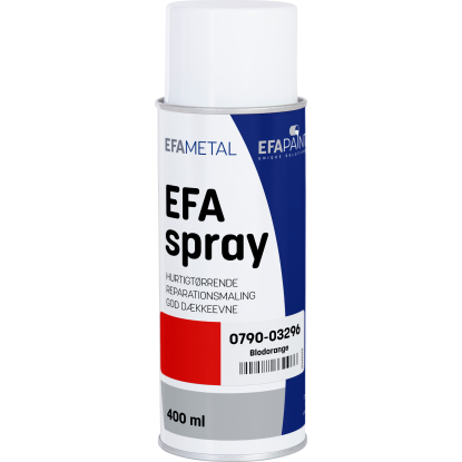 EFAmetal EFAspray, blodorange - 400 ml