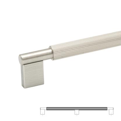 Beslag Design Arpa greb, 1178 mm, rustfrit stål look