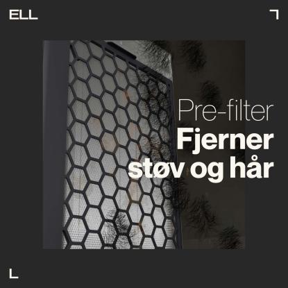 ELL Pury luftrenser, dark