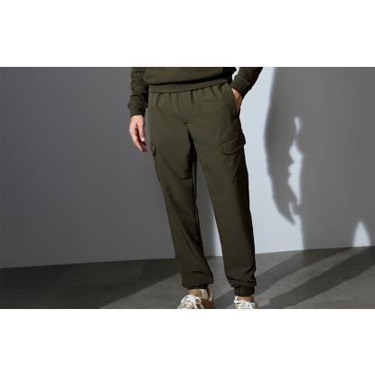 ID 0914 Cargo stretch buks, unisex, oliven