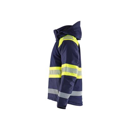 Blåkläder 4480 high vis vinterjakke, marineblå/hi-vis gul