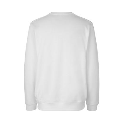 ID PRO Wear CARE 0380 sweatshirt, ubørstet, hvid