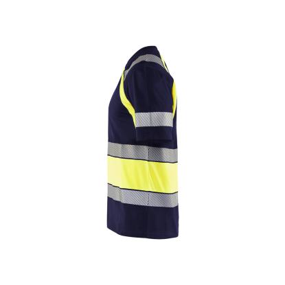 Blåkläder 3421 high vis t-shirt, marineblå/hi-vis gul