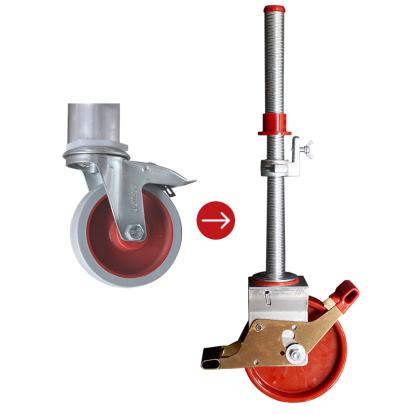 JUMBO ombytning af 12,5 cm hjul til 20 cm justerbar hjul inkl. specialbeslag - 1400204S
