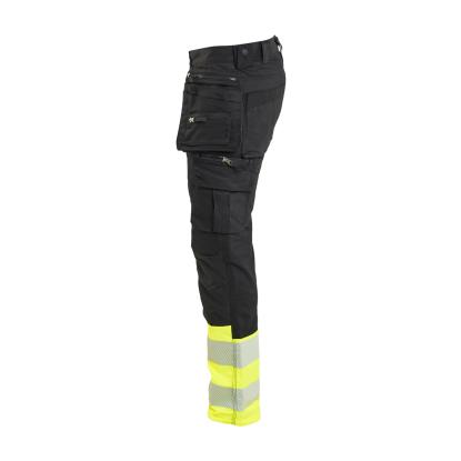 Blåkläder 1130 high vis buks stretch, sort/hi-vis gul