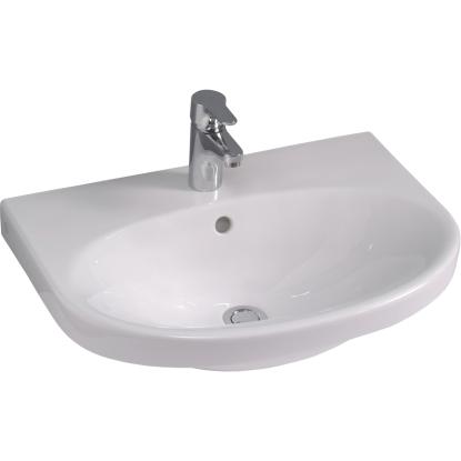 Gustavsberg Nautic 5560 håndvask uden bundventil, 60 x 46 x 18,5 cm