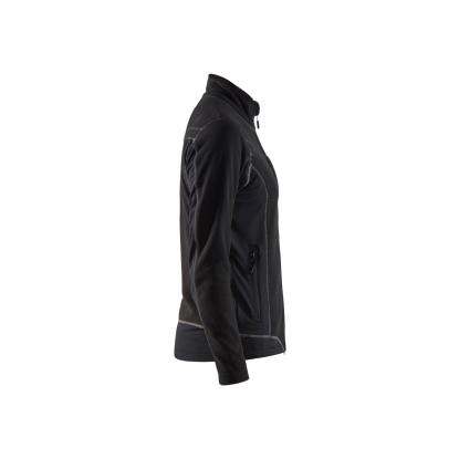Blåkläder 4924 dame microfleece jakke, sort
