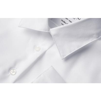 Seven Seas SS720 Fine Twill skjorte, modern, dame, hvid