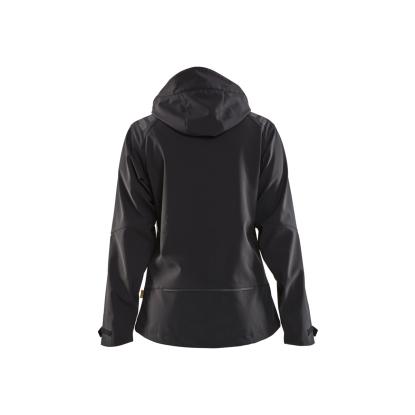 Blåkläder 4719 dame softshell jakke, sort/rød