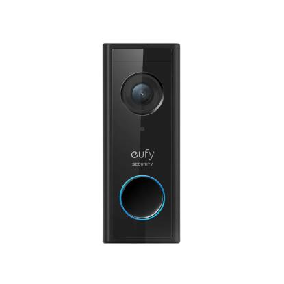 eufy S220 ekstra videodørklokke, 2K, batteridrevet, sort