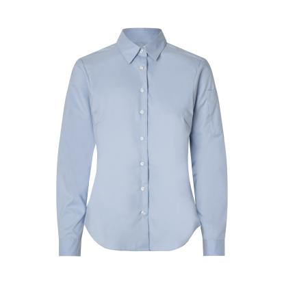 Seven Seas S67 Poplin skjorte med stretch, dame, lys blå