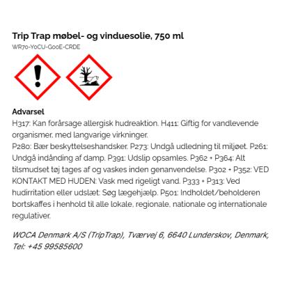 Trip Trap møbel- og vinduesolie, teak - 750 ml
