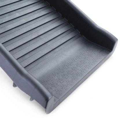 Hunderampe, foldbar, sort, 155 x 40 cm, maks. 90 kg