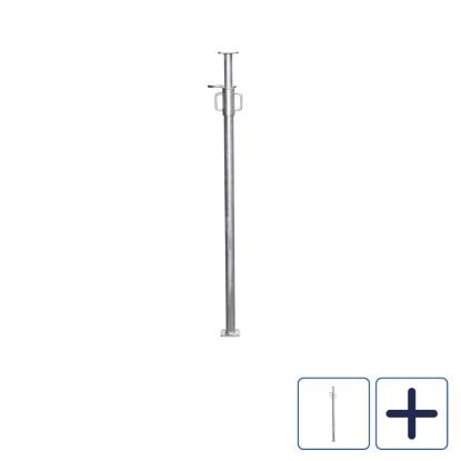 JUMBO soldat, lige, galvaniseret - maks. 3000 kg