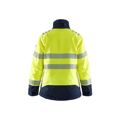 Blåkläder 4917 dame multinorm vinterjakke inherent, hi-vis gul/marineblå