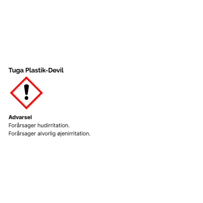 Tuga Plastik-Devil interiørrens, 1 liter