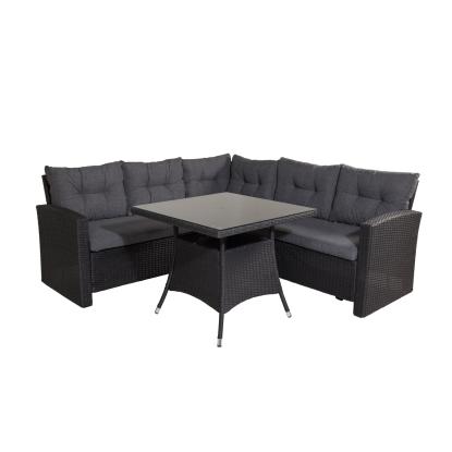 Venture Design Watford hjørnesofasæt, sort