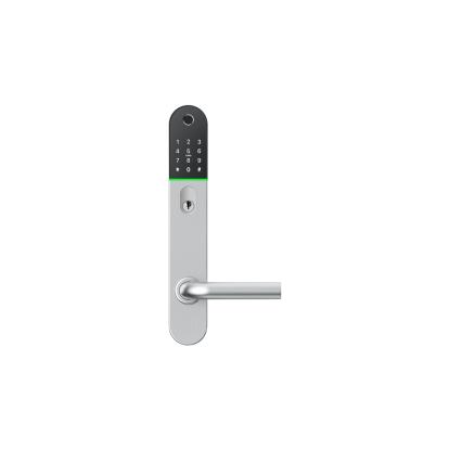 Jasa Company GUARD elektronisk dørlås til oval cylinder, 49  mm, rustfrit stål