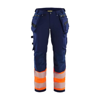 Blåkläder 7193 dame high vis buks 4-vejs stretch, marineblå/hi-vis orange