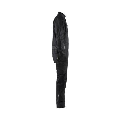 Blåkläder 6144 industri kedeldragt stretch, sort/mørk grå