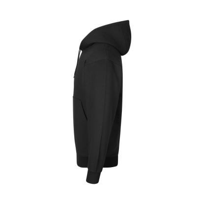 ID 0660 Soft hættetrøje med kængurulomme, unisex, sort