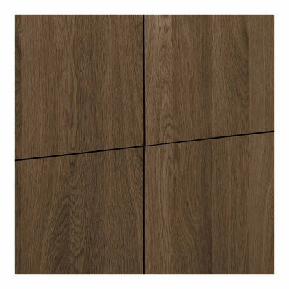Darwin skab, mørkebrun eg/egefiner, 100 cm