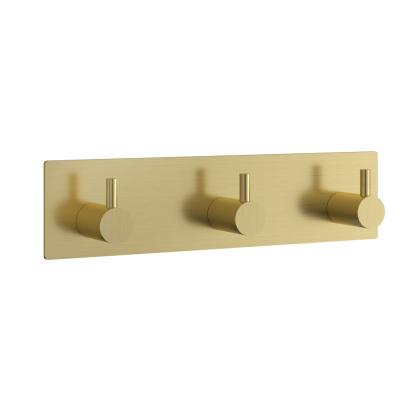 House Rio knage med 3 kroge, antik messing, 180 x 45 x 32 mm